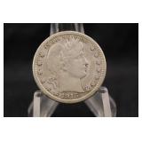 1915-S Barber Silver Quarter 704.000 Mintage