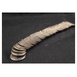 Roll of 50 1971 Uncirculated Canada Dimes