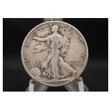 1945-P Walking Liberty Silver Half Dollar