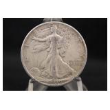 1939 Walking Liberty Silver Half Dollar
