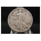 1941 Walking Liberty Silver Half Dollar