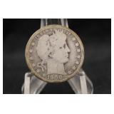 1900-O Barber Silver Quarter