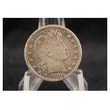 1900-P Barber Silver Quarter