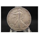 1942-S Walking Liberty Silver Half Dollar