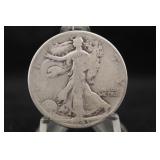 1943 Walking Liberty Silver Half Dollar