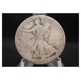 No Date S Mint Walking Liberty Silver Half