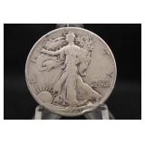 1941 Walking Liberty Silver Half Dollar