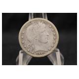 1910-D Barber Silver Quarter