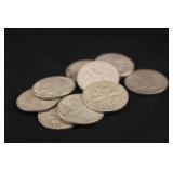 Lot of 10 Mixed Date Silver Dimes