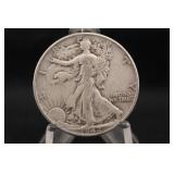1942 Walking Liberty Silver Half Dollar
