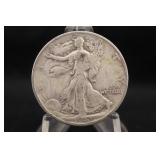 1943 Walking Liberty Silver Half Dollar