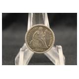 1873 w/Arrows Seated Liberty Silver Dime