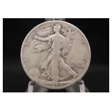 1944-D Walking Liberty Silver Half Dollar