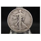 1945-P Walking Liberty Silver Half Dollar