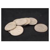 Lot of 10 Mixed Date Silver Dimes
