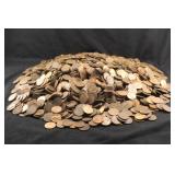 20.4 Pounds of Unsearched pre-1982 Copper Pennies