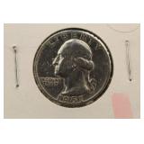 1951-D Washington Silver Quarter