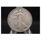 1940-S Walking Liberty Silver Half Dollar