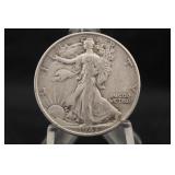 1943 Walking Liberty Silver Half Dollar