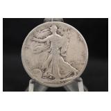 1945 Walking Liberty Silver Half Dollar
