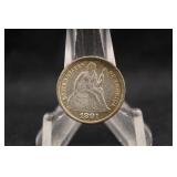 1891 Seated Liberty Silver Dime *Excellent