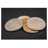 Lot of 5 Nickels, Wheat Cents and Silver Dime