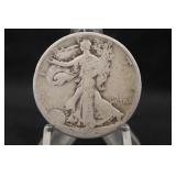 No Date S Mint Walking Liberty Silver Half