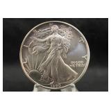 1990 1oz .999 Pure Silver Eagle