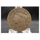 1835 Braided Hair Large Cent Coin