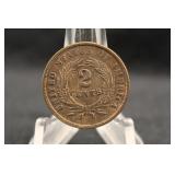 1864 2 Cent Coin *Excellent Coin