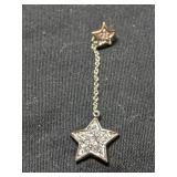 .925 Silver Drop Down Pendant  1.3g