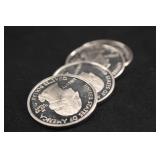 Lot of 4 Proof 90% Silver Quarters