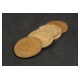 Lot of 4 Indian Head Cents *Read Description