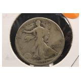 1918-D Walking Liberty Silver Half Dollar