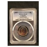 1965 PL65 Canada Small Beads Nickel PCGS
