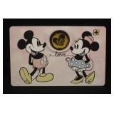 1/1000th .9999 Gold Mickey Mouse Coin