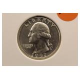 1957-D Uncirculated Washington Silver Quarter