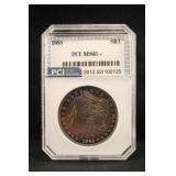 1885-P Certified Morgan Silver Dollar *Toned