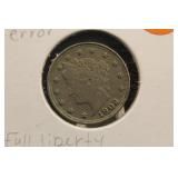 1902 Possible Date Error V-Nickel