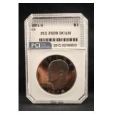 1974-S Certified Eisenhower Dollar