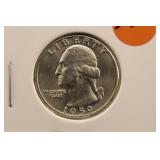 1959-D Uncirculated Washington Silver Quarter