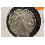 1941-S Walking Liberty Silver Half Dollar
