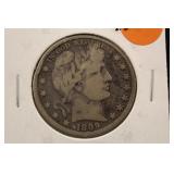 1899 Barber Silver Half Dollar