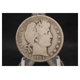 1903-P Barber Silver Half Dollar