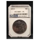 1878-S High Grade Toned Morgan Silver Dollar