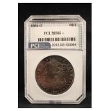 1884-O *Ender* Toned Morgan Silver Dollar Lustre