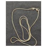 .925 Silver Beautiful 22"  Necklace   4.6g