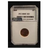1949 Certified Lincoln Wheat Cent