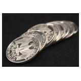 Lot of 9 90% Silver Proof Quarters See Description