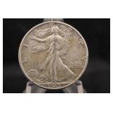 1945-P Walking Liberty Silver Half Dollar